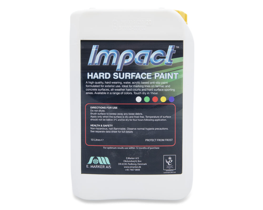 Impact Hard Surface Paint Hvid - Dunk 5 L 