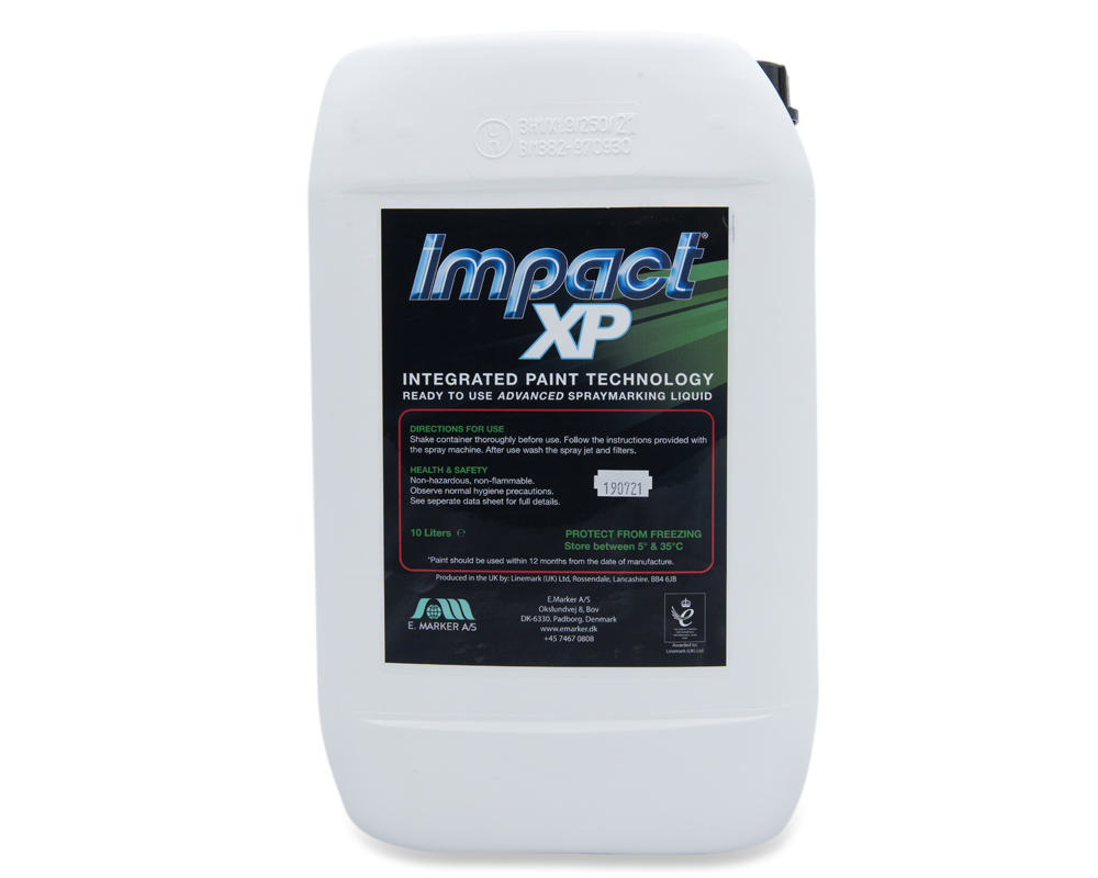 Impact XP Hvid Linjemaling græs - Dunk 10 L 